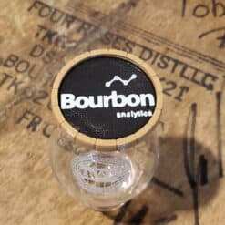 **Bourbon Analytics** Glencairn Double Sided Lids Logo/#