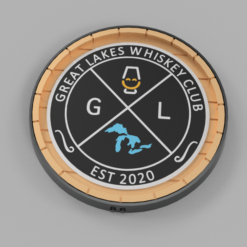 **Great Lakes Whiskey Club** GLWC - Barrel Protective Carry Case for Glencairn Glass